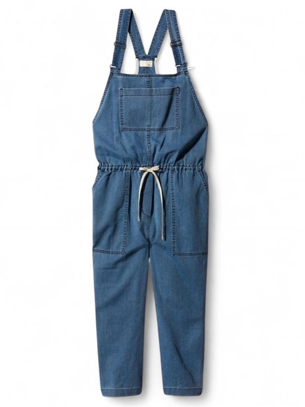 Aritzia Wilfred Free Valletta Overalls Jumpsuit Romper Women Size Large Blue